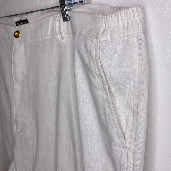 New Old Sokol White Linen Pants 4X - Picture 3 of 8